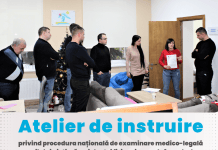 CNPAC a organizat instruirea experților medico-legali din țară privind procedura națională de examinare medico-legală a copilului victimă a violenței fizice și sexuale