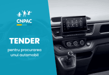 CNPAC anunță tender pentru procurarea unui automobil