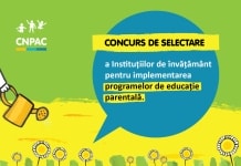 Concurs de selectare a Instituțiilor de învățământ pentru implementarea programelor de educație parentală