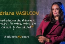 Adriana Vasilcov regizoare educatiaNUdoare